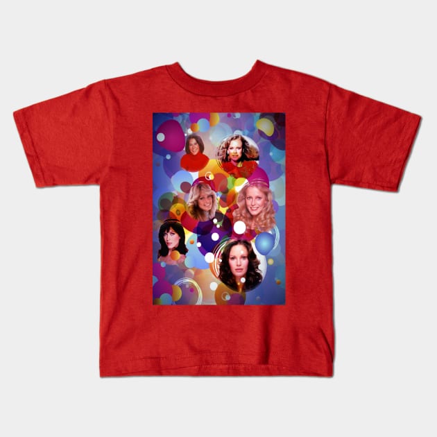 Charlies angels Kids T-Shirt by fonchi76